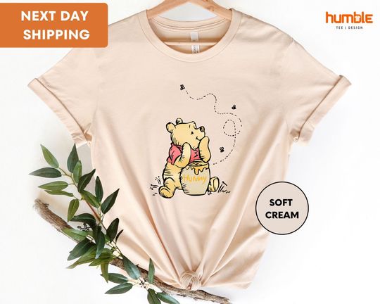 Vintage Pooh Shirt, Winnie The Pooh Shirt, Minimal Winnie The Pooh Shirt, Disney Trip Shirt