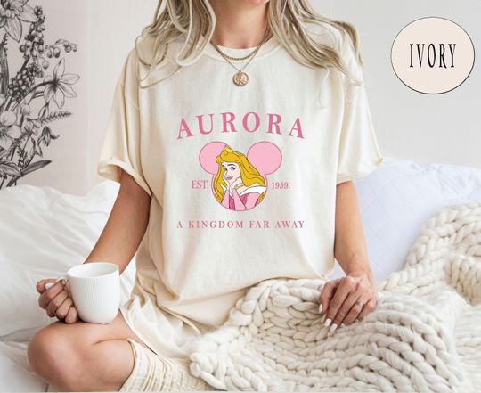 Aurora  Disney Princess Shirt, Est. 1959 Princess Aurora Tee Disney Character Shirt
