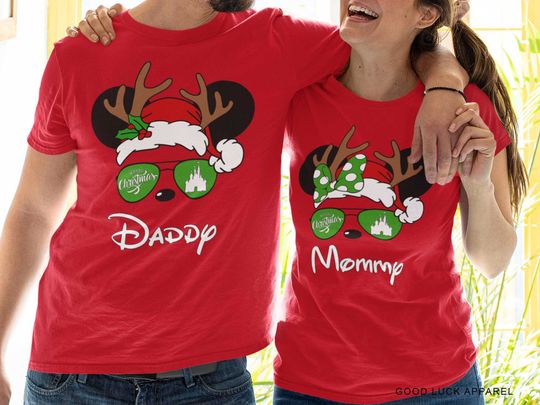 Disney Christmas 2023 Shirts, Disney Family Christmas Shirt, Family Christmas Matching shirt, Disneyland Christmas t-shirt