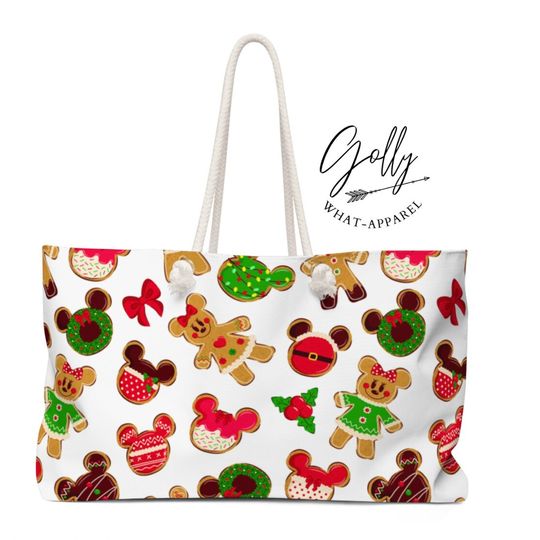 Disney Mickey Christmas Weekender Bag