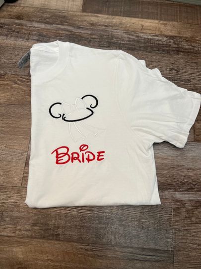 Disney Bride Embroidered T-shirt