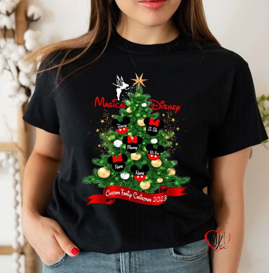 Disney Family Christmas Shirt, Family Christmas Matching shirt