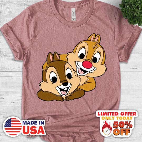 Chip And Dale Shirt, Chip And Dale Disney Character Shirt