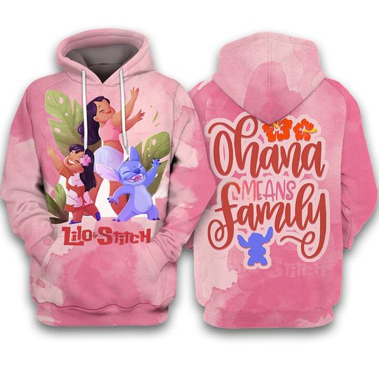 Stitch Disney Hoodie, 3D Hoodie