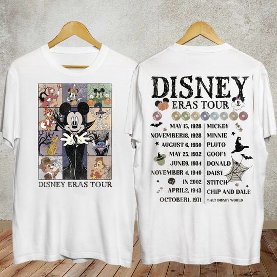 Disney Eras Tour  Shirt, Mickey and Friends Halloween Shirt