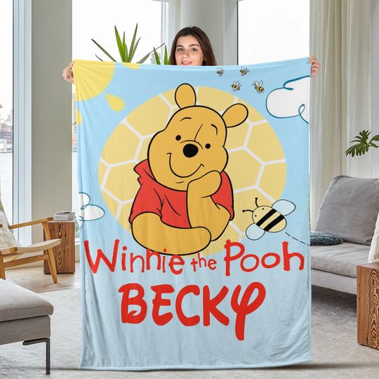 Tigger Winnie The Pooh Blanket, Disney Sofa Blanket, Disney World, Bedding Blanket