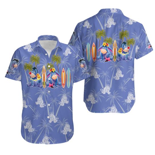 Eeyore Shirt, Disney Eeyore Hawaiian Shirt