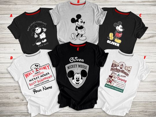 Vintage Mickey Shirt, Mickey Mouse Shirt,  Disney Boy Shirt, Disney Kids Shirt