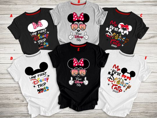 First Disney Trip Shirt, My First Disney Trip Shirt, Disney Family Vacation Shirt