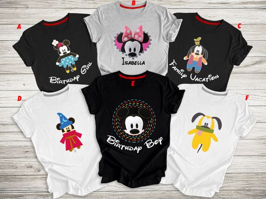 Disney Pook a Looz Shirt, Mickey Shirt Minnie Shirt, Disney Character Shirt, Disney Birthday Shirt