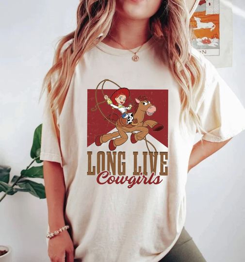 Disney Toy Story Jessie Long Live Cowgirls  Shirt, Magic Kingdom Shirt, Disneyworld Shirt,