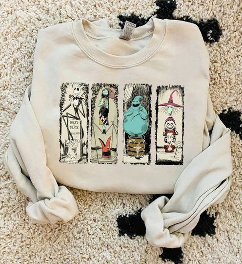 Haunted Mansion The Nightmare Before Christmas Sweatshirt, Disneyland Halloween Sweatshirt, Disney Halloween Shirt, Disney Spooky Shirt