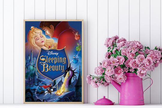 Disneyland Sleeping Beauty Attraction Poster, Disney Princess Poster
