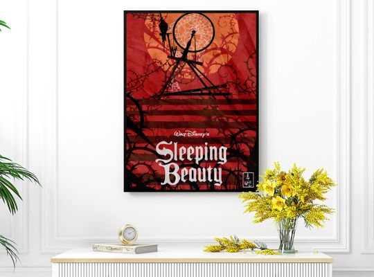 Disneyland Sleeping Beauty Attraction Poster, Disney Movie Poster