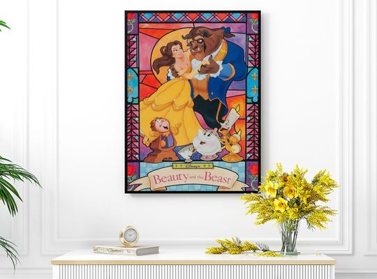 Beauty and the Beast Poster, Disney World Poster