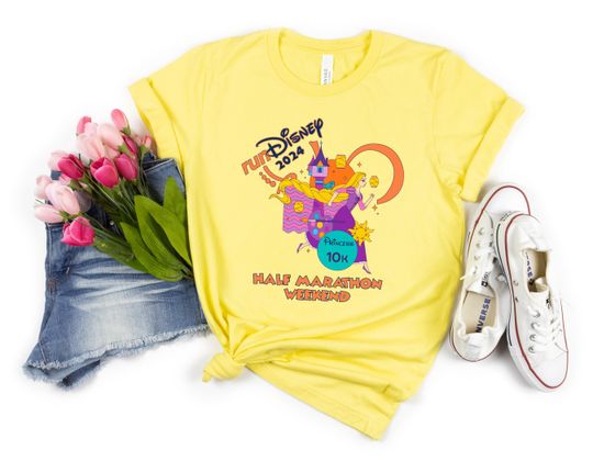 2024 Disney Princess Half Marathon Weekend Rapunzel T-Shirt