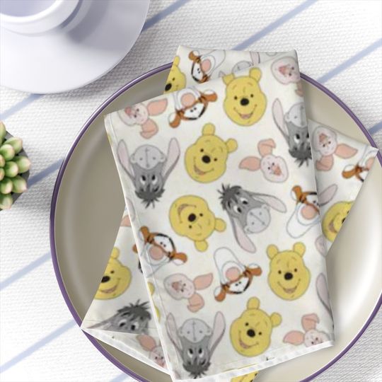 Winnie the Pooh and Friends Napkins, Disney Napkins