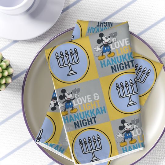 Disney Hanukkah Chanukah Napkins, Disney Napkins
