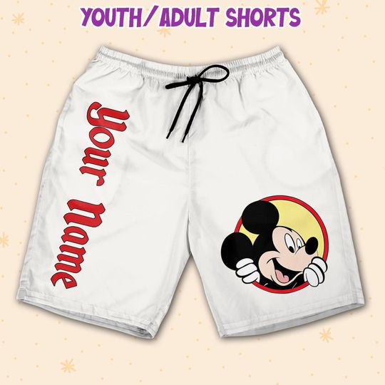 Personalized Disneyland Ready To Press Mickey And Friends Short