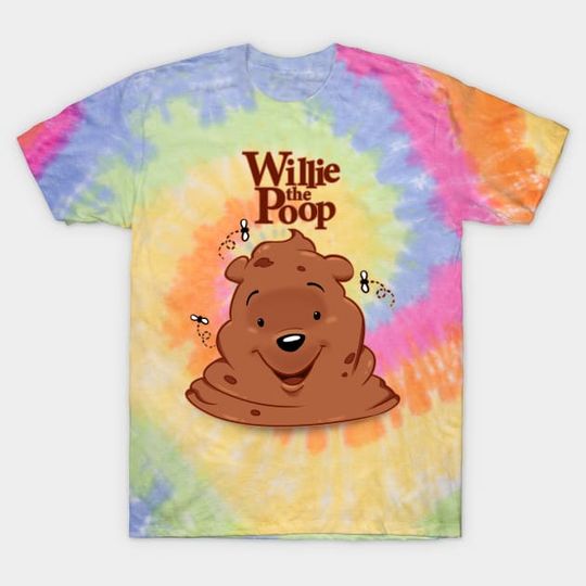 Discover Disney Willy The Poop Funny Winnie The Pooh Tie Dye T-Shirt