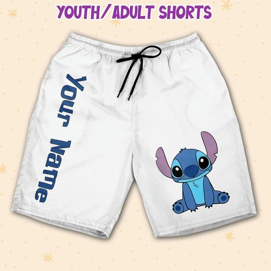 Personalized Vintage Disney Stitch Not Lazy #Energy Saving Short