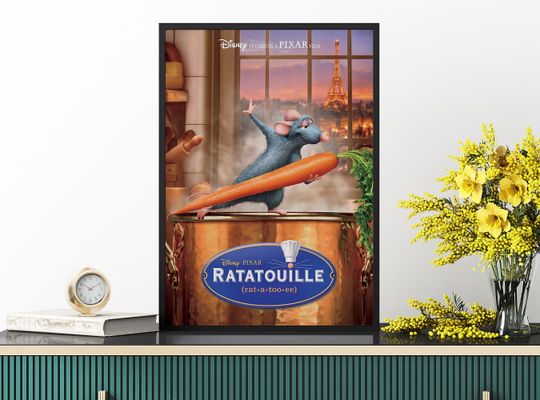 Disney Ratatouille Poster, Disney Magic Kingdom Poster