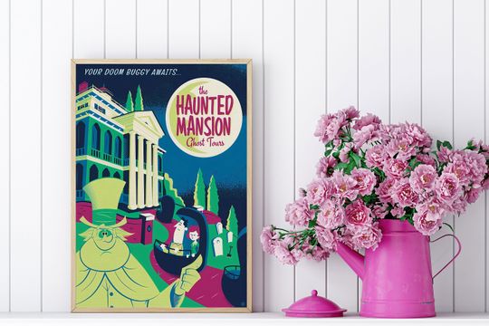The Haunted Mansion Ghost Tour, Disney Magic Kingdom Poster