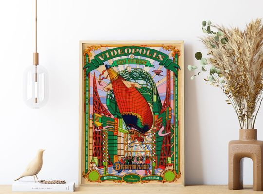 Disneyland Paris Videopolis Poster, Disneyland Paris Poster