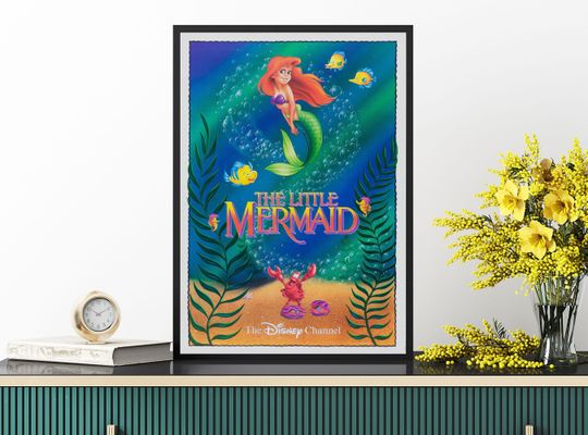 Discover Disney The Little Mermaid Poster, Princess Ariel Disney Poster