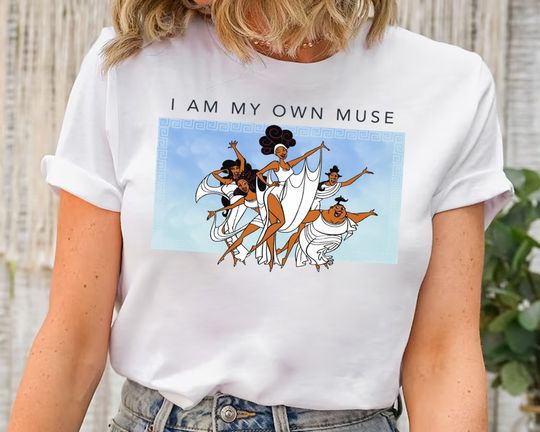 Disney Hercules I Am My Own Muse Front & Back Panel T-shirt
