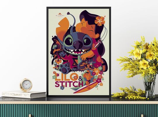 Disney Lilo and Stitch Movie Poster, Disney Movie Poster