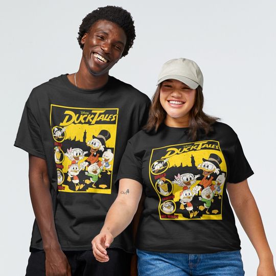DuckTales Comic Book Cover Classic T-Shirt, Disney Duck Tales Friends  Shirt