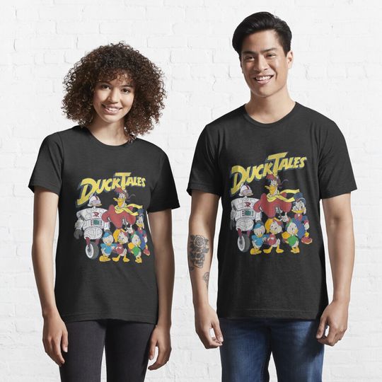 Ducktales Catoon Kid Essential T-Shirt, Disney Duck Tales Friends  Shirt