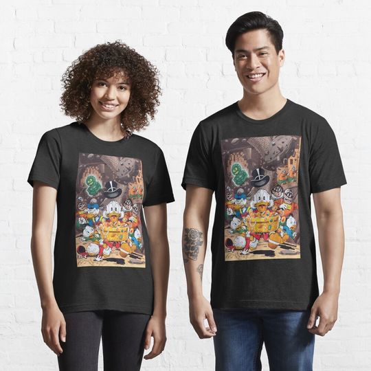Discover Scrooge McDuck Essential T-Shirt, Disney Duck Tales Friends Shirt