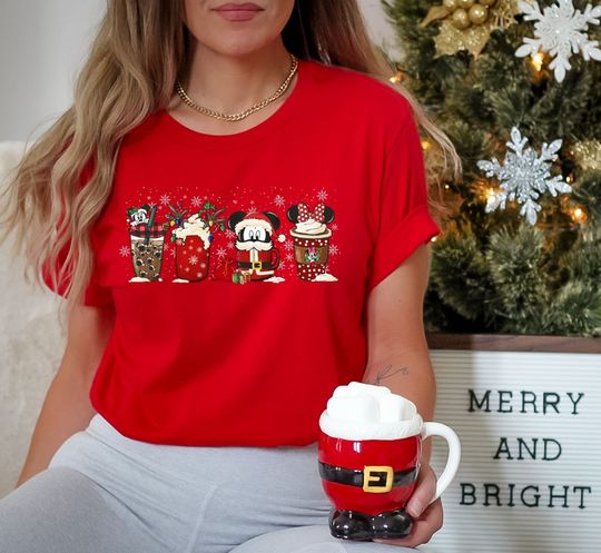 Disney Christmas Minnie Coffee Shirt,Mickey Christmas Shirt,Minnie Christmas,Christmas Squad