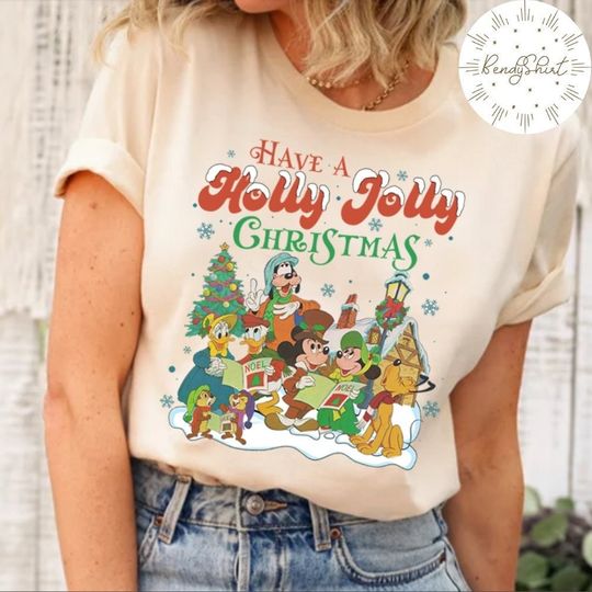 Vintage Disney Christmas Shirt, Retro Mickey and Friends Very Merry Christmas Party, Disney Family Christmas Matching, Chip Dale Christmas