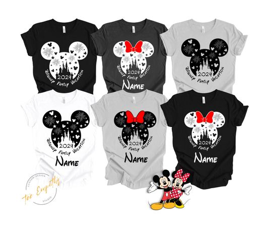 Discover Personalized 2024 Disney Vacation Mickey And Minnie T-Shirt