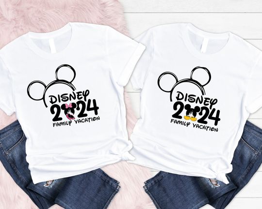 Discover 2024 Disney Vacation Mickey And Minnie T-Shirt