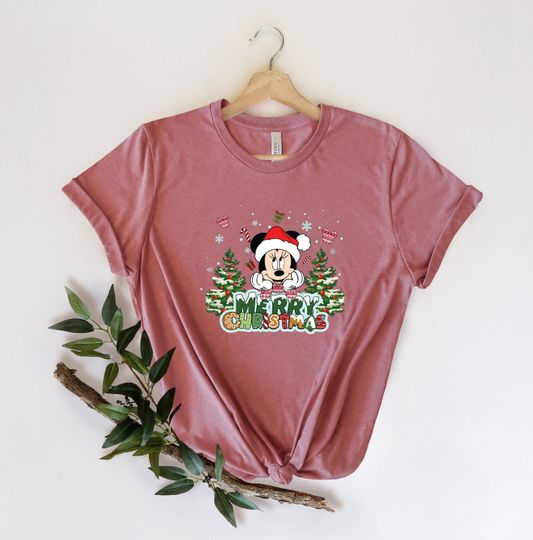 Minnie Mouse Christmas Shirt, Disney Christmas Shirt