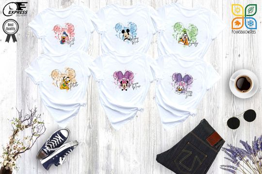 Mickey and Friends Shirt, Disney Character Shirt, Minnie Shirt, Disney Goofy Shirt, Donald and Daisy Duck