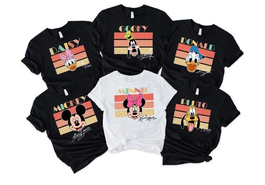 Goofy T-shirt, Donald Duck Disney Shirt, Pluto Shirt, Daisy Duck Shirt, Mickey Mouse Shirt, Minnie Mouse Shirt, Disney Matching Shirt