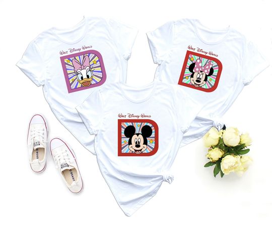 Disney Family Shirts, Mickey Mouse T-Shirt, Donald Duck Shirt, Minnie Mouse Shirt, Daisy Duck Shirt, Disney Goofy Shirt, Disney Pluto Shirt