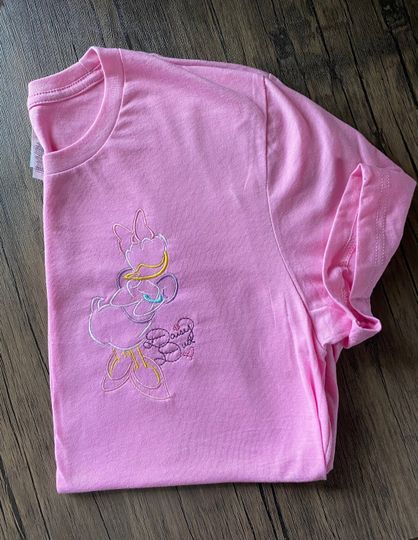 Daisy Duck Disney Embroidered T-Shirt