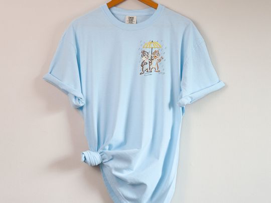 Chip and Dale Disney Embroidered T-Shirt