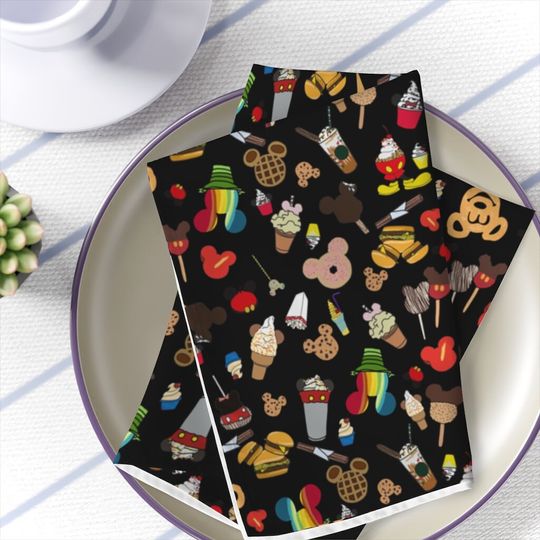 Theme Park Sweet Treats Disney Inspired Napkins