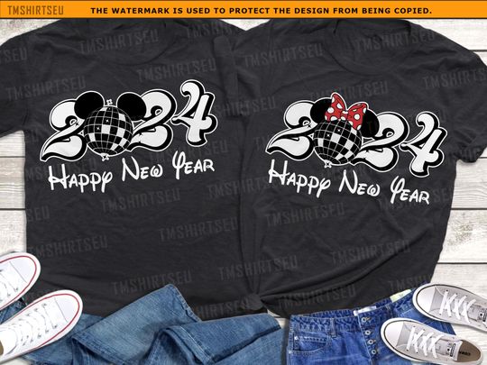2024 New Year's Eve Disney Shirt, Disney New Years Shirts, Disney Squad Shirt