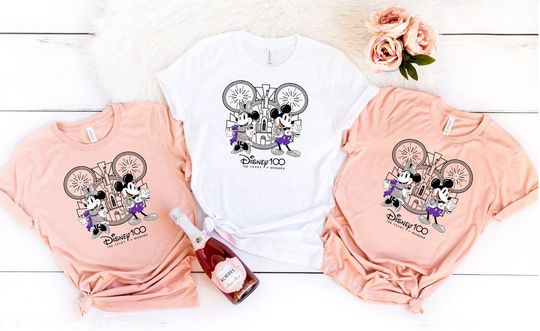 Disney 100 Years Of Wonder Shirt For Disney 100th Anniversary Celebrations Disney Vacation Gift Shirt Disney Trip Shirt