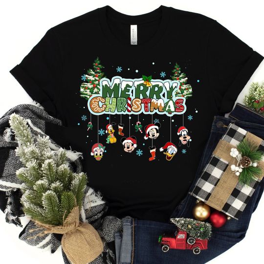 Mickey's Merry Christmas Party 2024 Shirt, Disney Christmas Shirt, Mickey Mouse Xmas