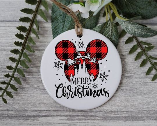 Disney Mickey Lights Ornament, Disney World Christmas Ornament, Disney Christmas Ornament