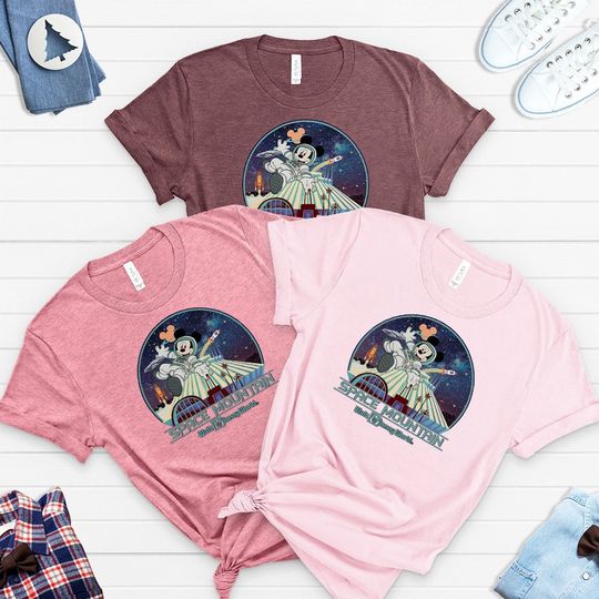 Disney Space Astronauts Shirt, 90's Space Mountain Tee, Tomorrowland Shirt